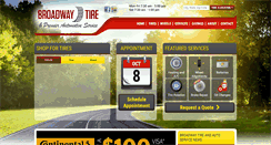 Desktop Screenshot of broadwaytireri.com